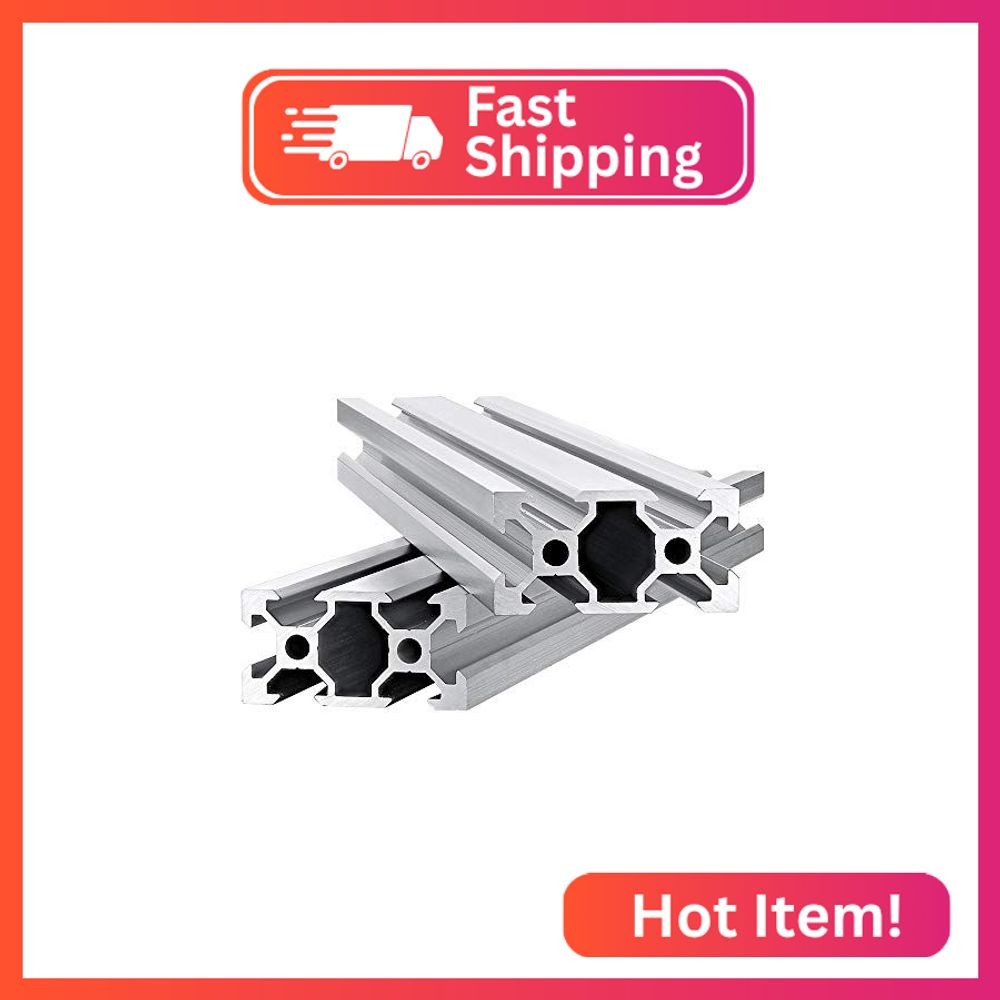 2pcs 700mm V Slot 2040 Aluminum Extrusion European Standard Anodized Linear Rail