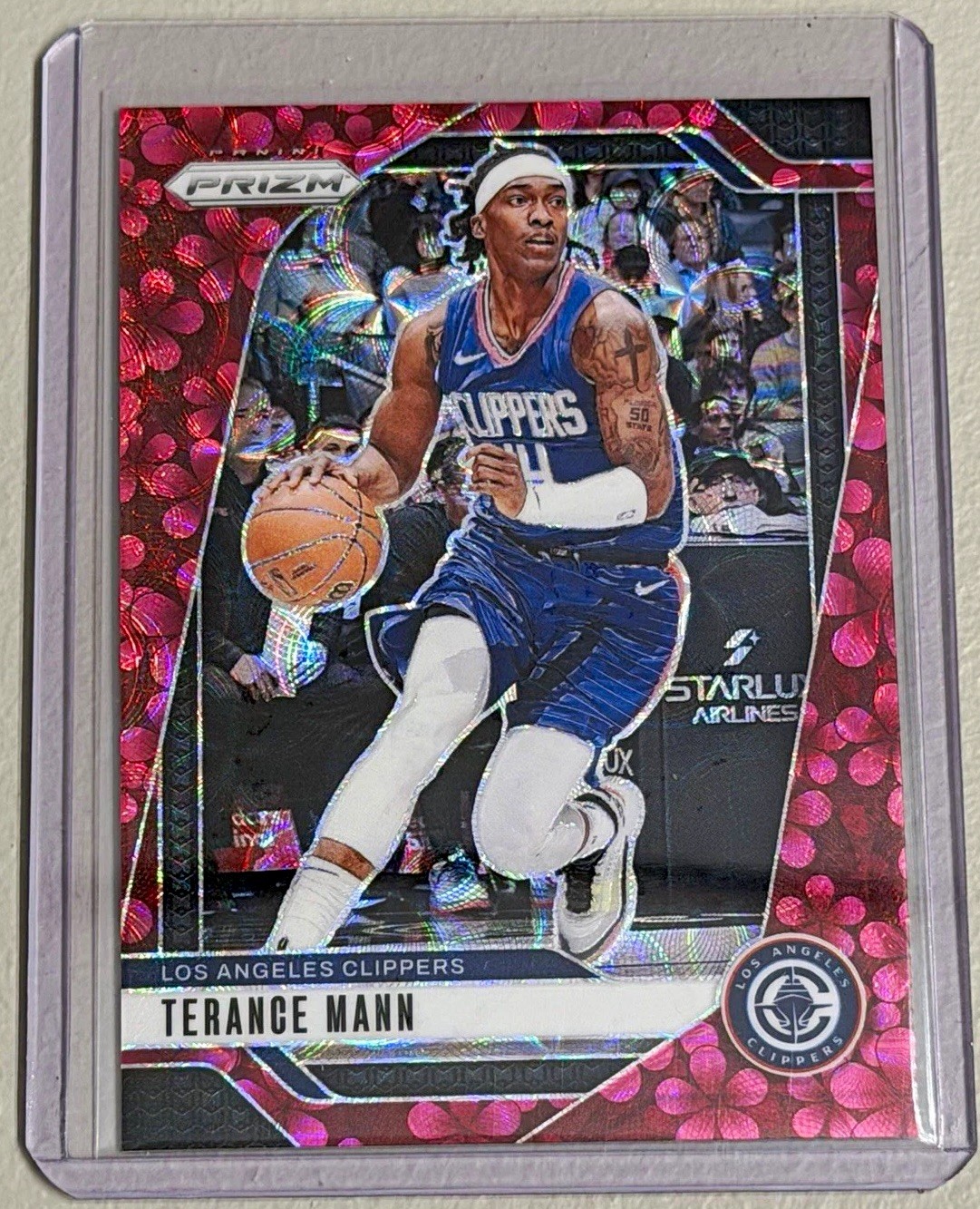 Panini 2024-25 Prizm Terance Mann Los Angeles Clippers #69 #d 2/8 Rare Parallel