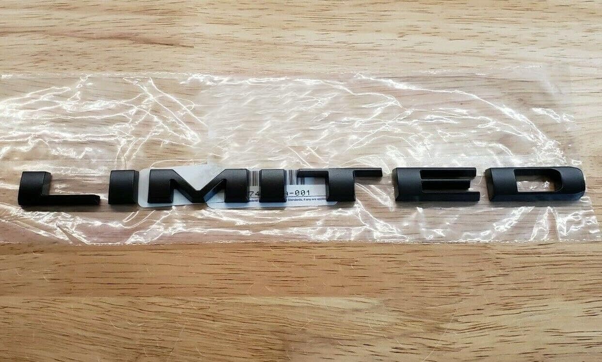 1pc Limited Tailgate Nameplate 3D Badge Emblem Replacement for Ram 2019 Black 1pc Limited Tailgate Nameplate 3D Badge Emblem Replacement for Ram 2019 Black