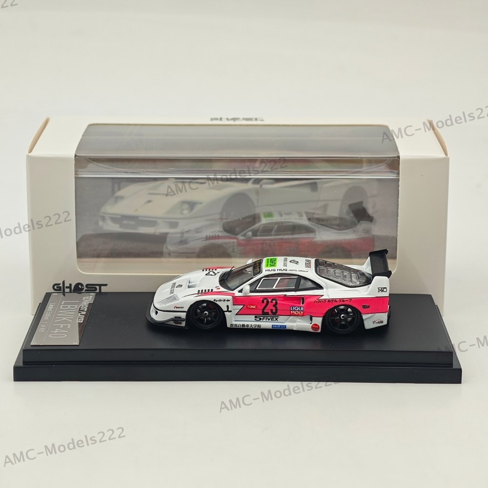 1/64 Ghost Player F40 #23 LBWK Racing Sports Model Diecast Metal Car Limited