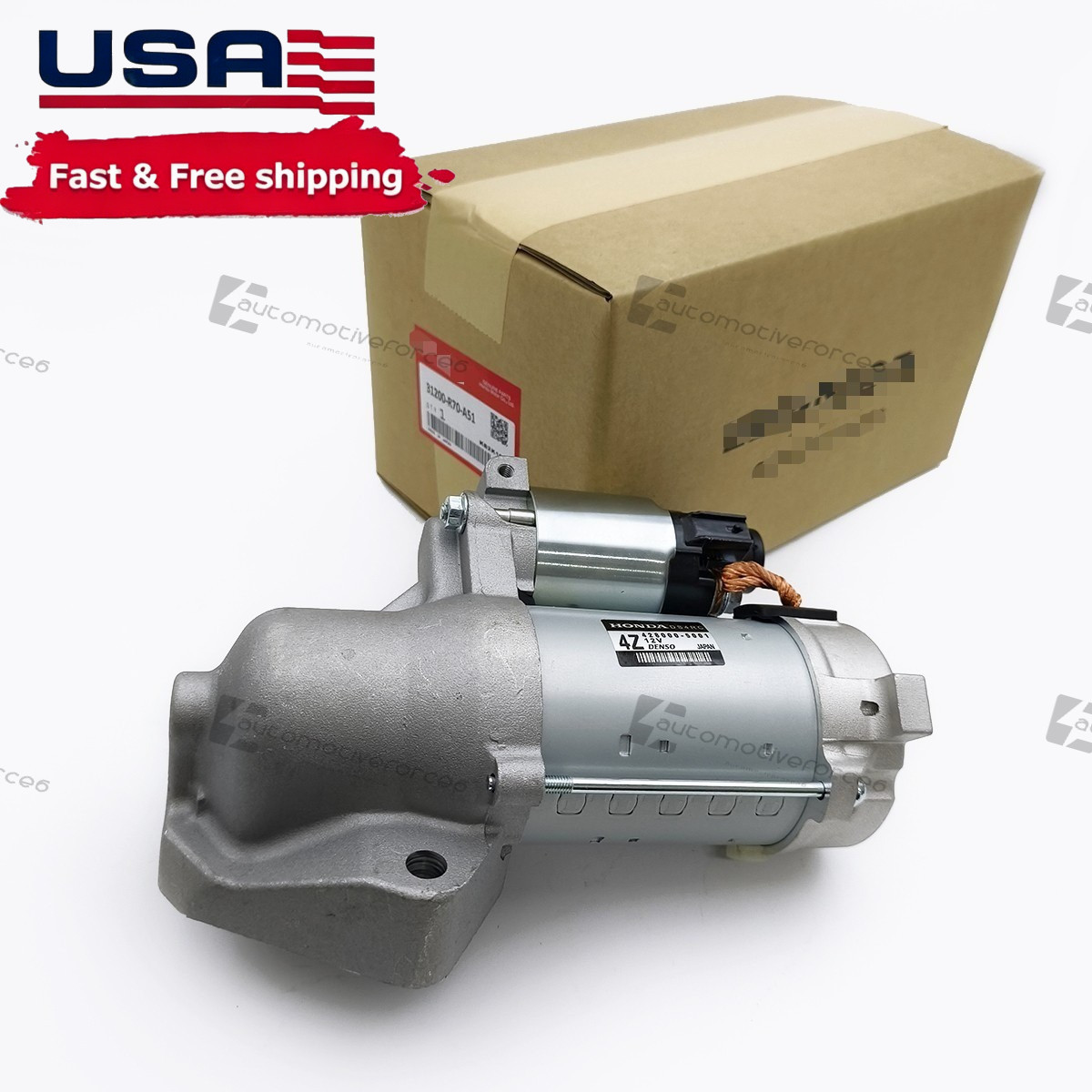 NEW 31200-R70-A51 Starter Fits For Honda Accord 2008-2012 Odyssey 2008-2010 3.5L