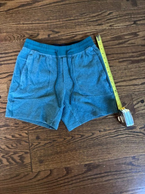 Lululemon At Ease Short Mens M Green Textured Drawstring LM7AV4S Lululemon At Ease Short Mens M Green Textured Drawstring LM7AV4S
