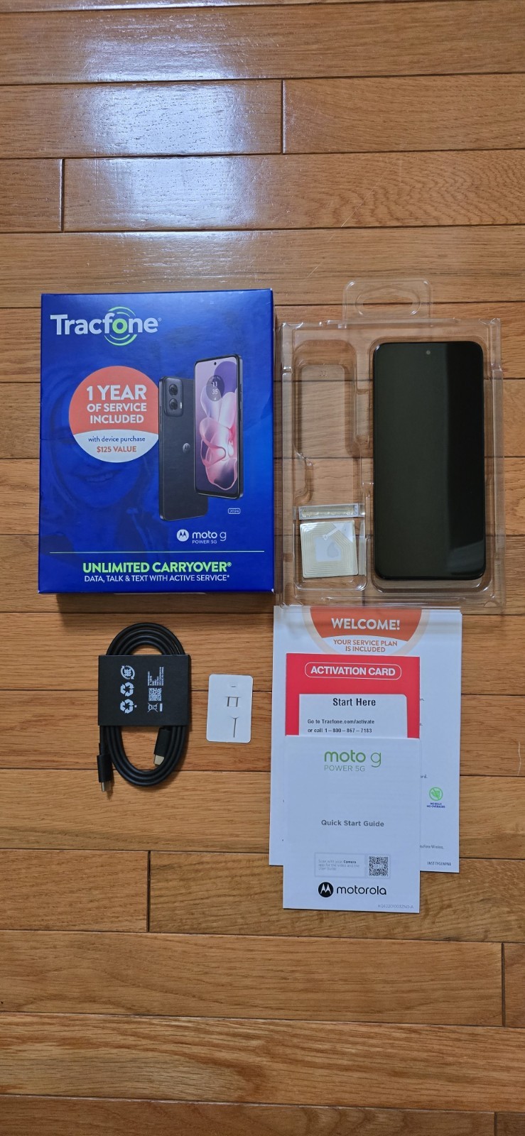 Tracfone Motorola Moto G Power 2024, 5G, 128GB + 1 Year Plan (1500 Min/Txt/Data) Tracfone Motorola Moto G Power 2024, 5G, 128GB + 1 Year Plan (1500 Min/Txt/Data)