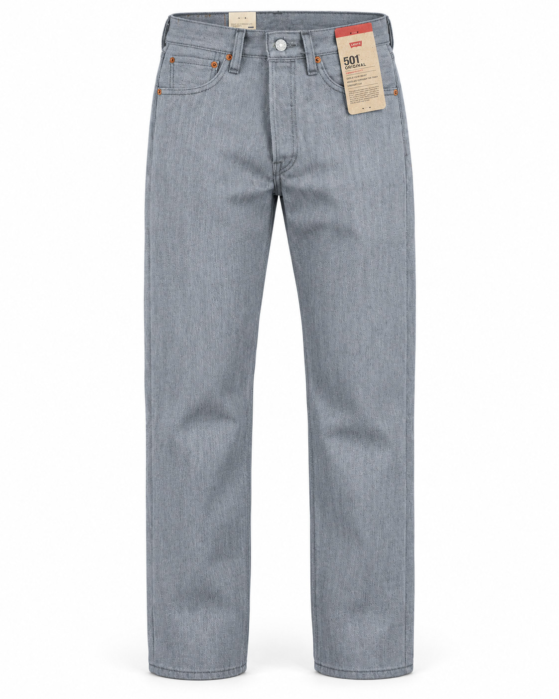 Levi's Men's 501 Original Rigid Denim Button Fly Shrink To Fit Jeans