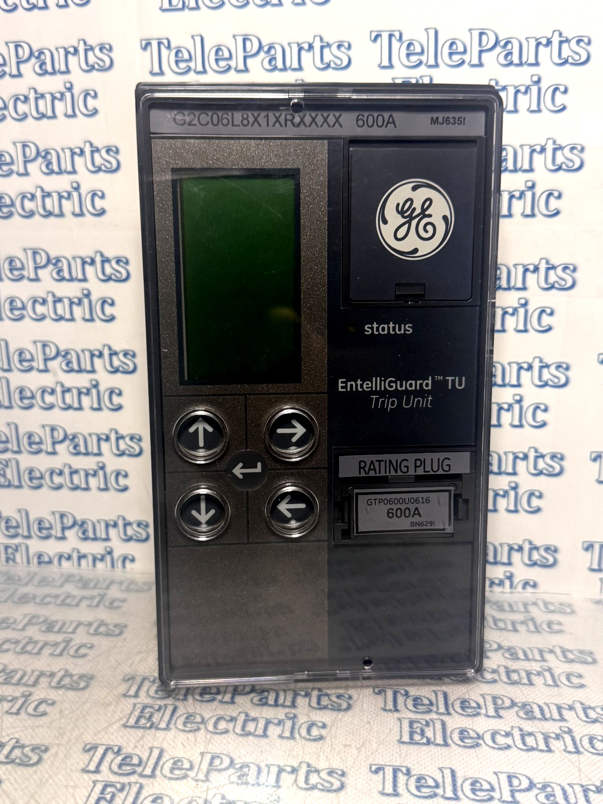 GE TRIP UNIT ENTELLIGUARD TU 600 AMP G2C06L8X1XRXXXX -MJ635 -STOCK ( V-091)