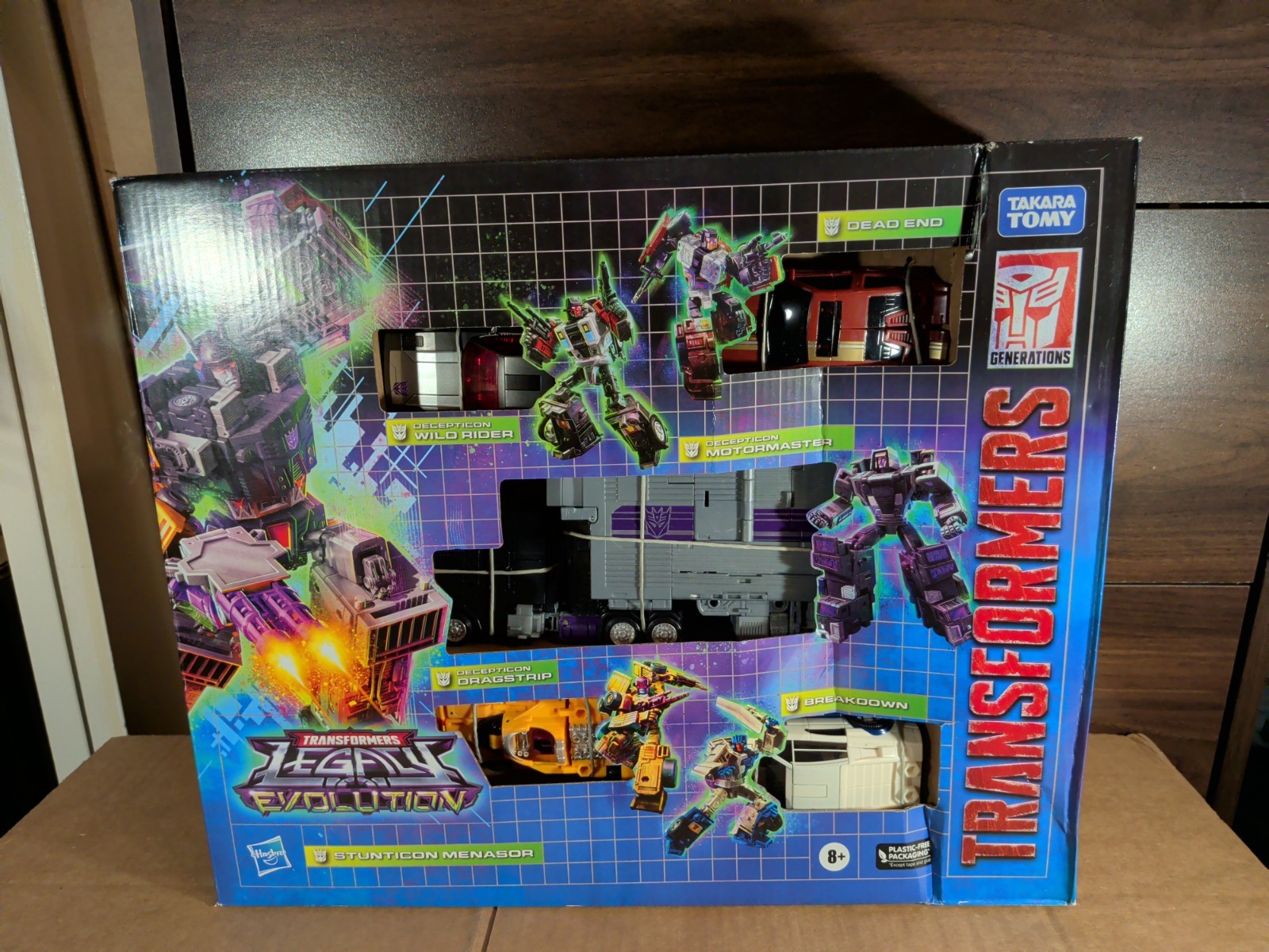 Hasbro Transformers Legacy Evolution Stunticon Menasor Combiner Box Set New