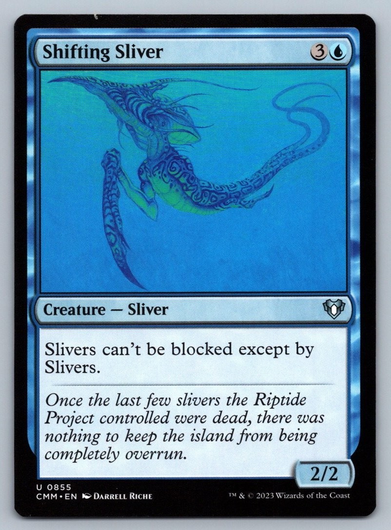 Shifting Sliver #855 Commander Masters Magic: The Gathering MTG - NM