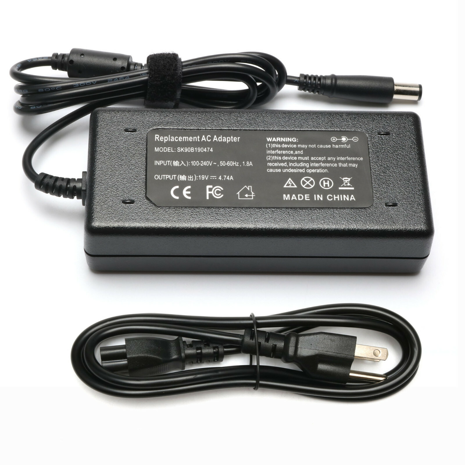 90W 19V 4.74A AC Power Supply Adapter Charger for HP 677777-003 693712-001 New