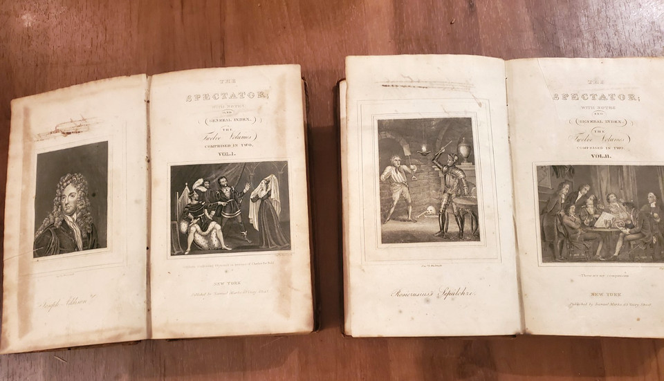 The Spectator 1826 Two Volumes Leather set - Read The Spectator 1826 Two Volumes Leather set - Read