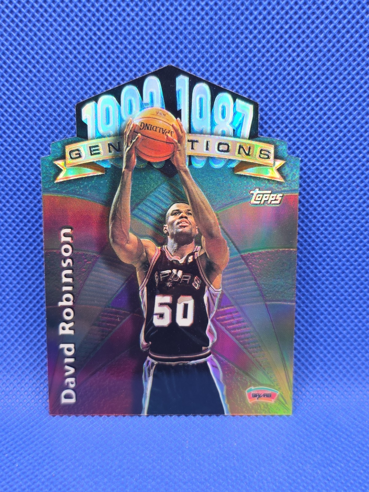 1997-98 Topps Generations Die-Cut David Robinson #G10 Refractor Spurs 