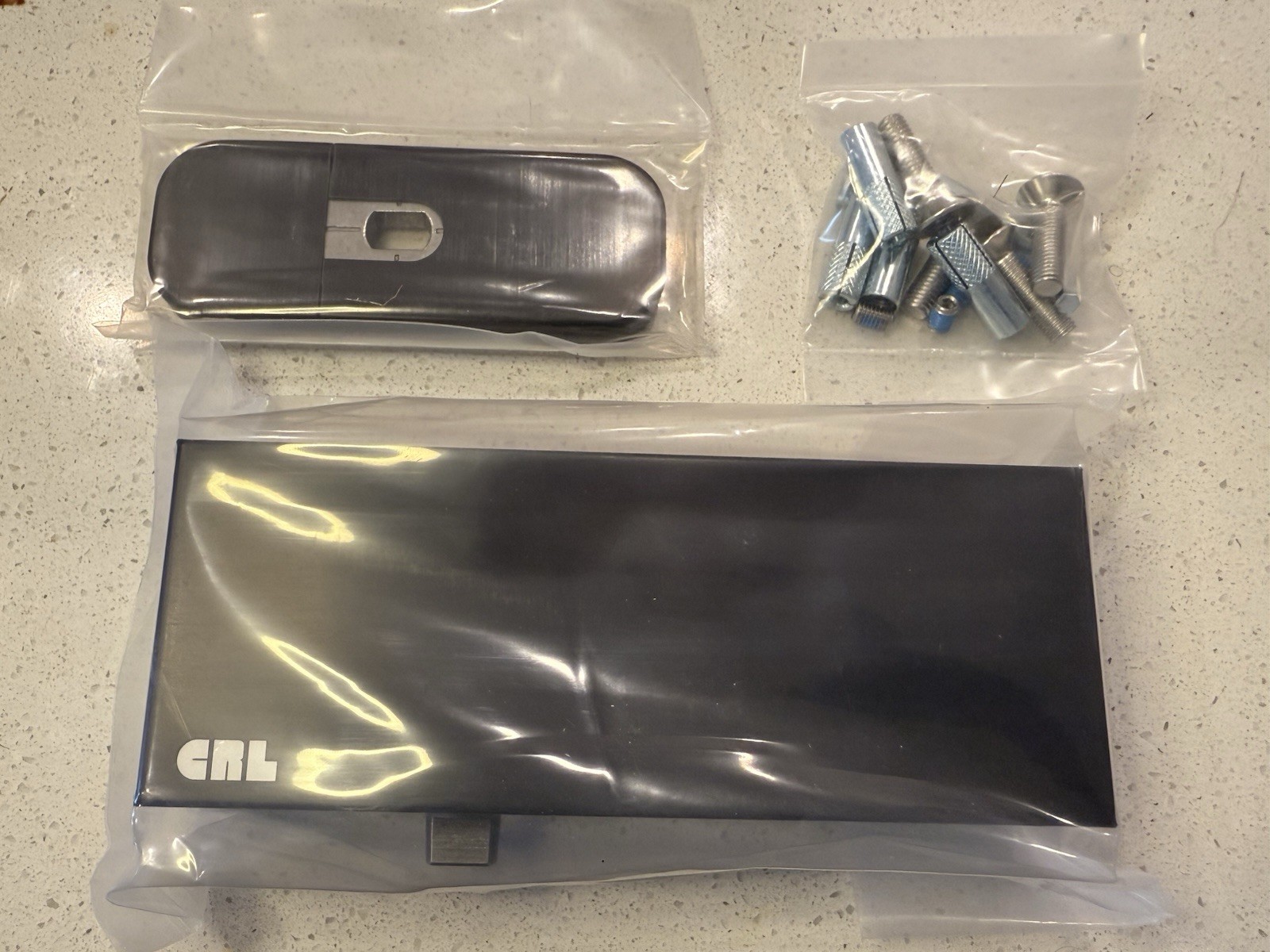 CRL - Matte Black-90 Degree Hold Open - Hydraulic Door Patch Fitting CRL - Matte Black-90 Degree Hold Open - Hydraulic Door Patch Fitting