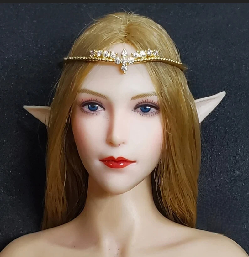 1/6 Metal Tiara Crown Crystal hairband Queen Princess Fashion BJD Doll Jewelry 1/6 Metal Tiara Crown Crystal hairband Queen Princess Fashion BJD Doll Jewelry