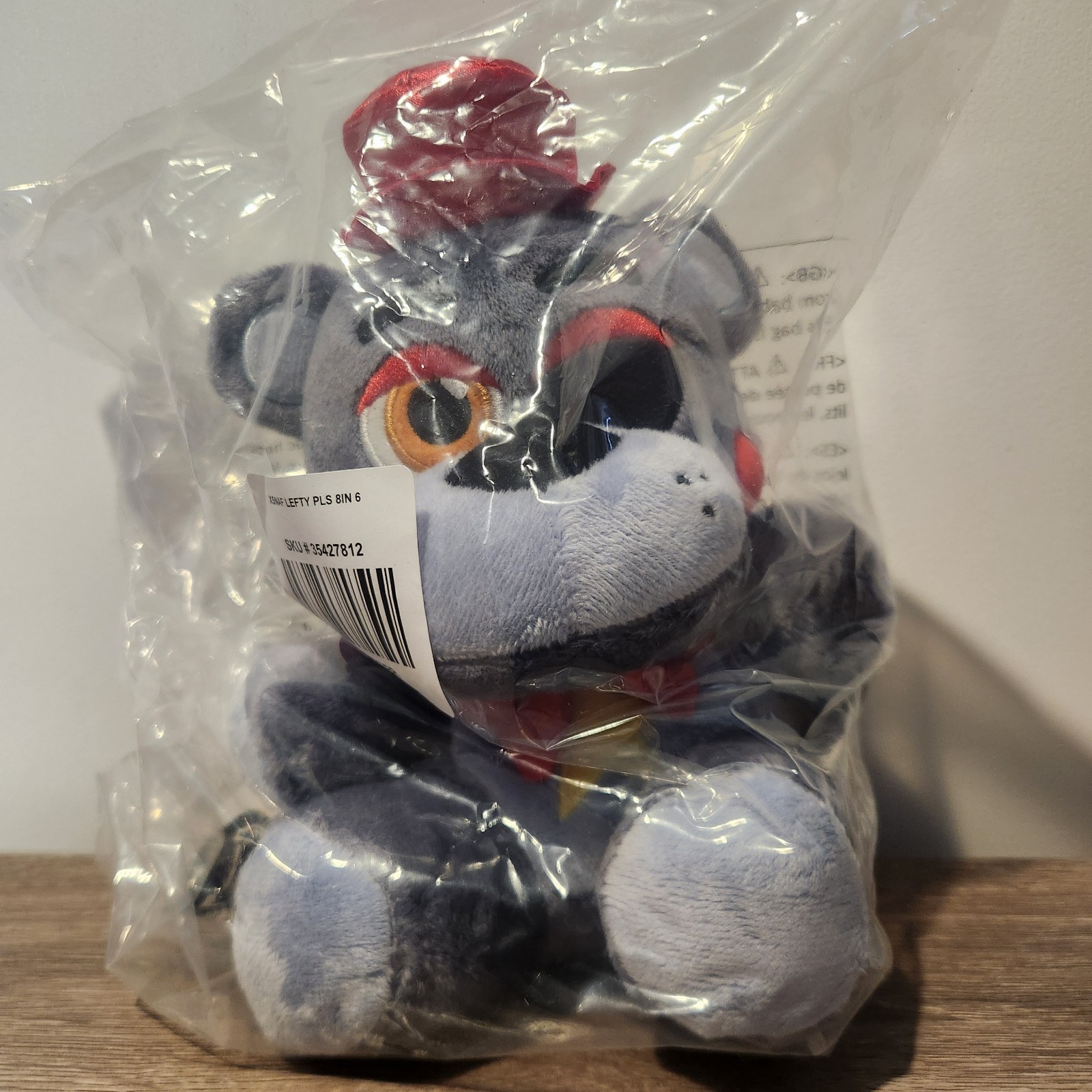 Five Nights At Freddy\'s Lefty 8in Plush Hot Topic Exclusive 2026 FNAF Five Nights At Freddy\'s Lefty 8in Plush Hot Topic Exclusive 2026 FNAF
