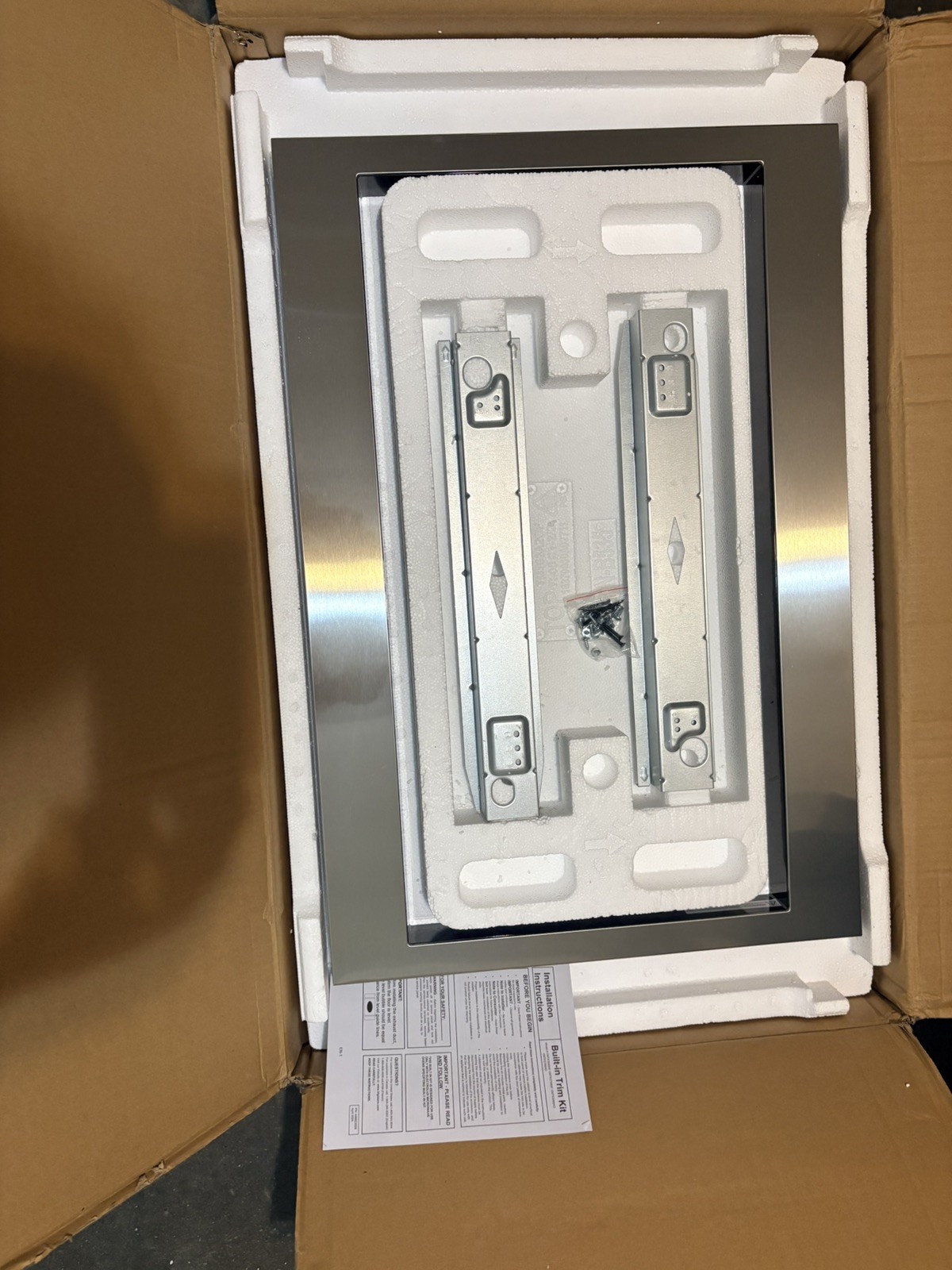 Frigidaire - 27” Stainless Steel Microwave Trim Kit GMTK2768AF - NEW OPEN BOX