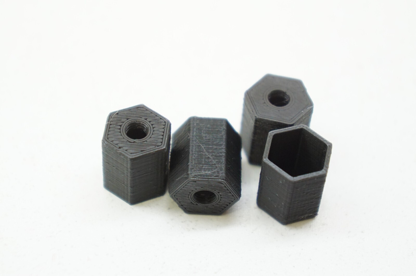 10mm to 12mm wheel hex hub adapters for 1/10 RC Car (+1/2