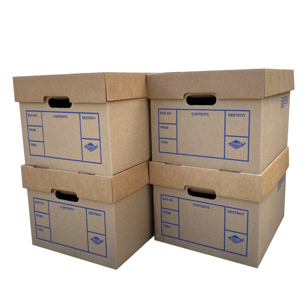 UBMOVE File Moving Boxes 200# Strength, Small, 15