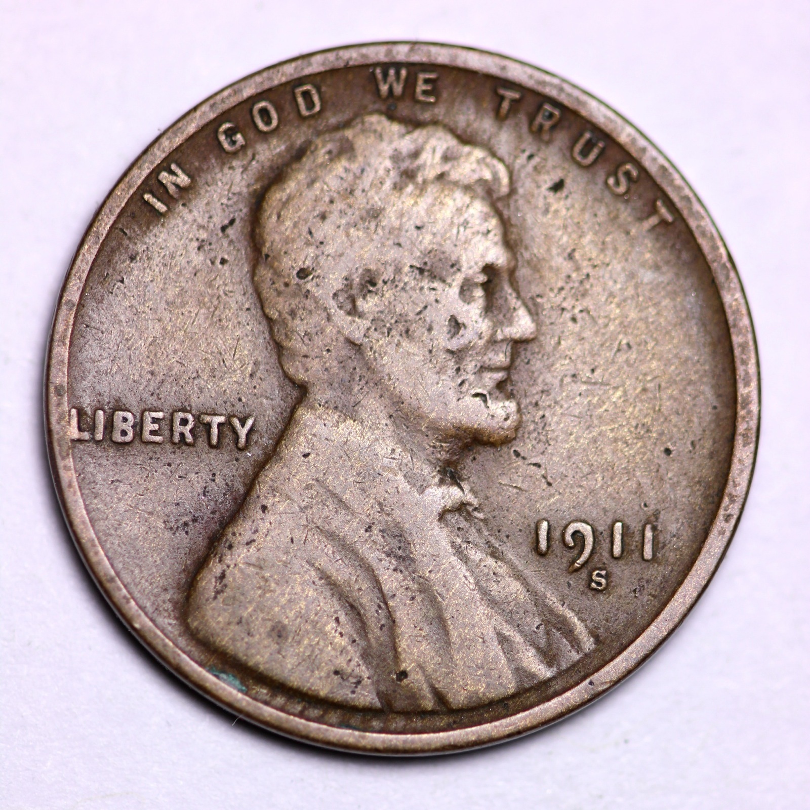 1911-S Lincoln Wheat Cent Penny LOWEST PRICES ON THE BAY  