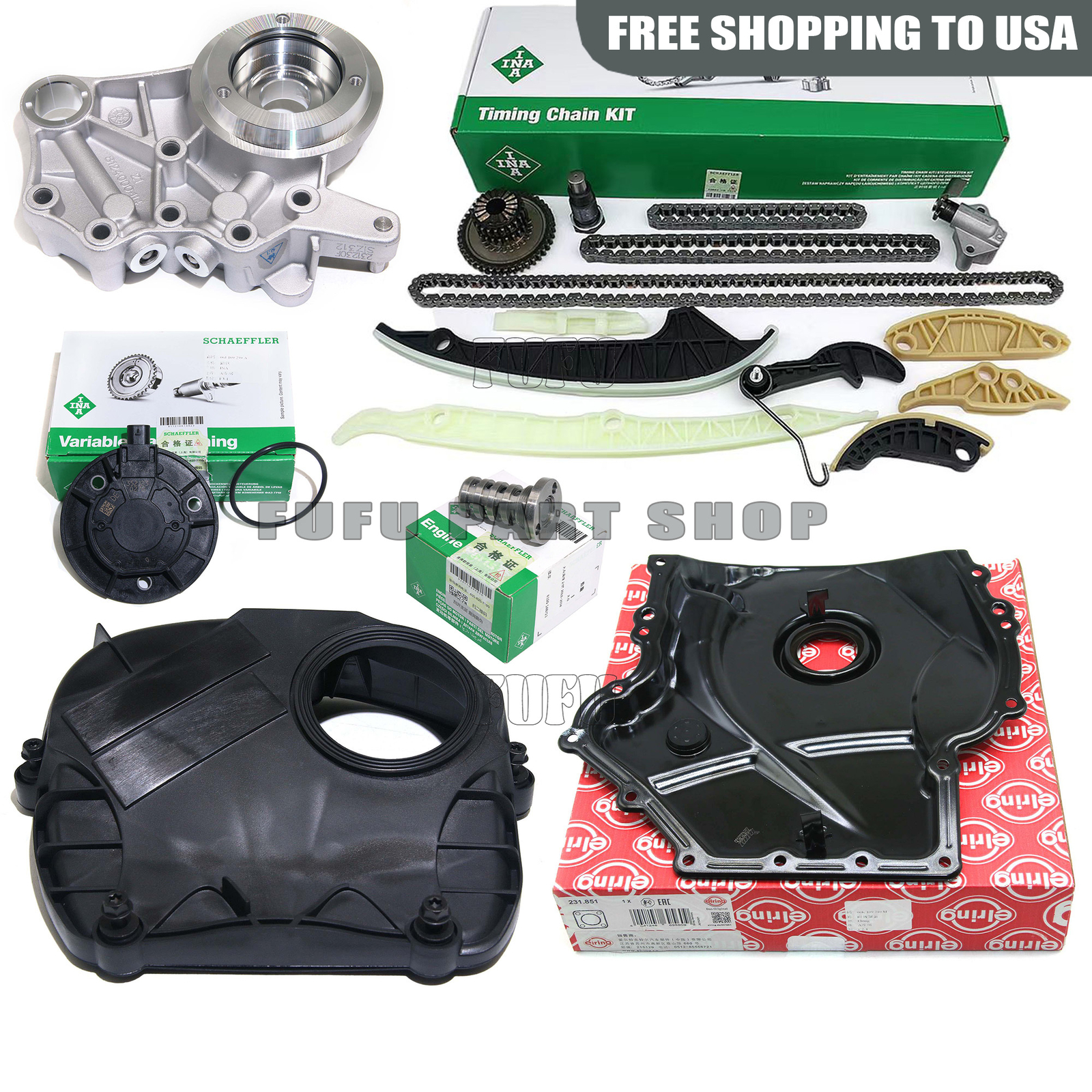 Upgraded OEM Timing Chain Kit For VW CC Tiguan Audi A3 A4 A5 Q5 1.8 2.0T 2008-16