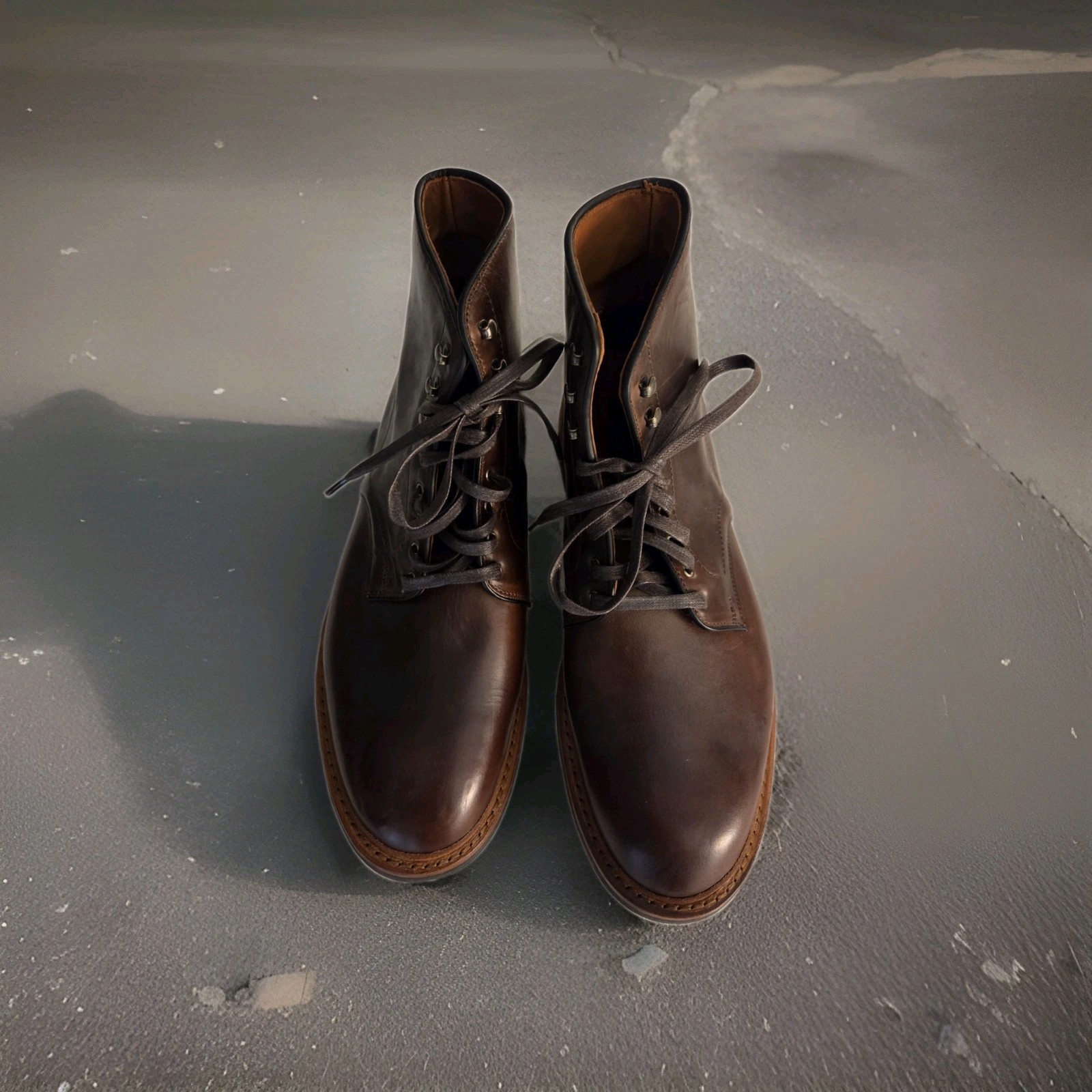 Allen Edmonds Higgins Mill Boots Brown Chromexcel Dainite 13 EEE USA Allen Edmonds Higgins Mill Boots Brown Chromexcel Dainite 13 EEE USA
