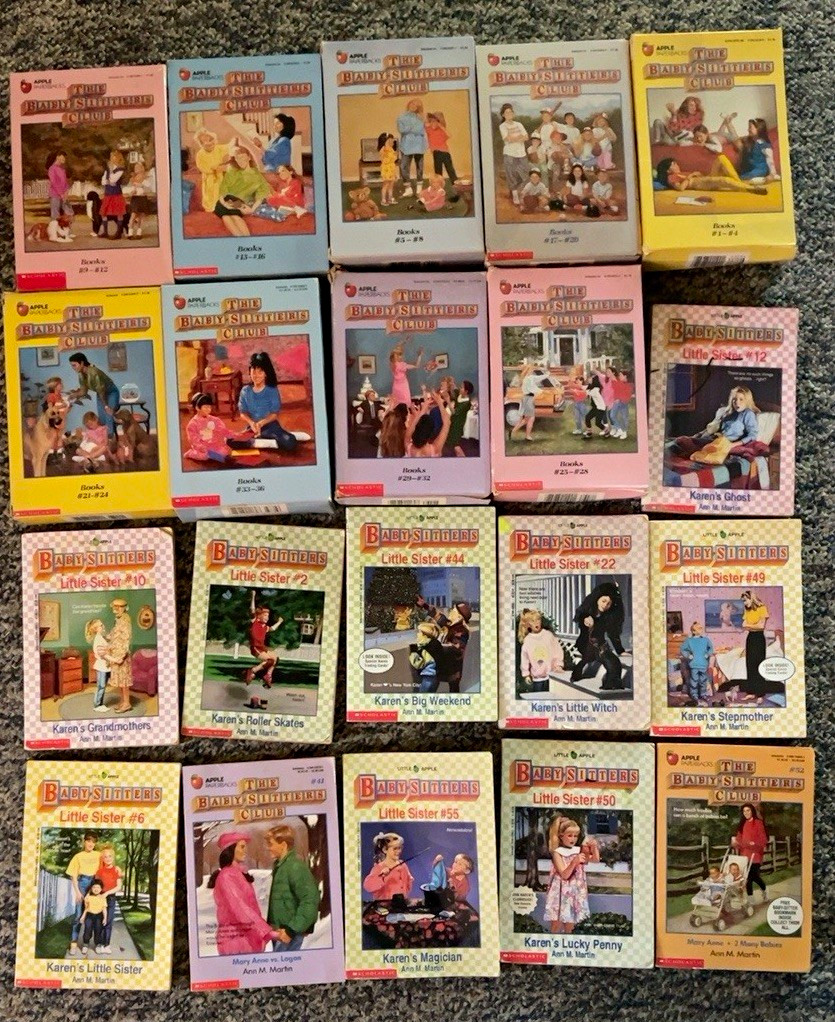 Vintage 1980s/1990s Baby-Sitters Club BSC Complete Box Sets Lot Ann M. Martin