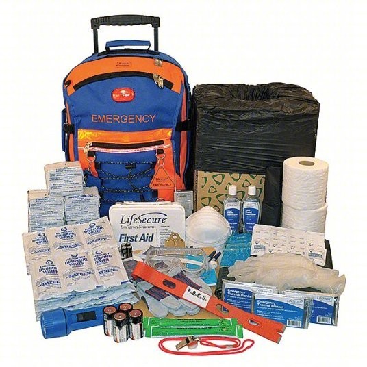 Lifesecure 10850 Group Emergency Survival Kit Backpack