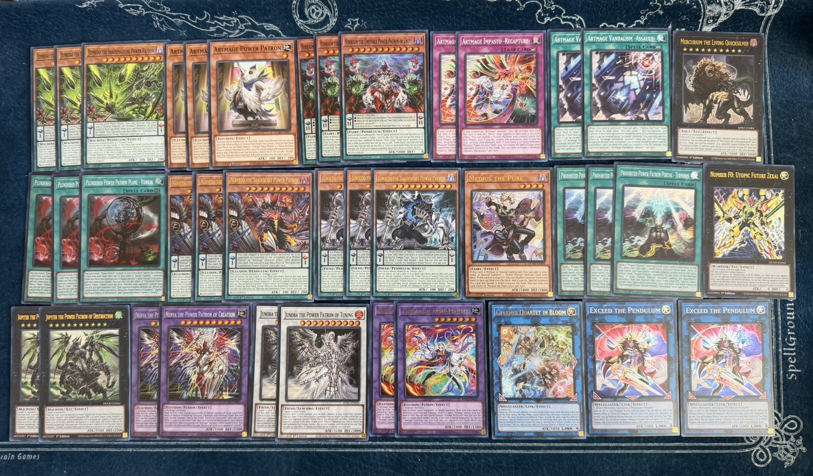 Power Patron Deck Medius The Pure Nervedo Junoldo Artmage Non-Finito Yu-Gi-Oh