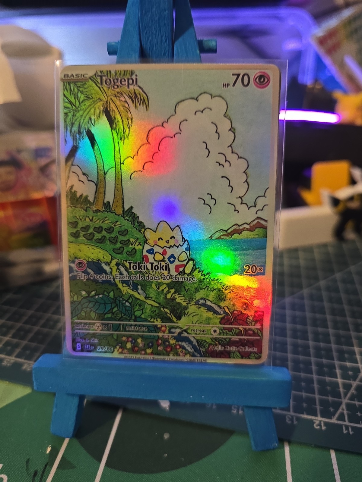 Custom Fanart Pokémon Togepi Holo 29/86