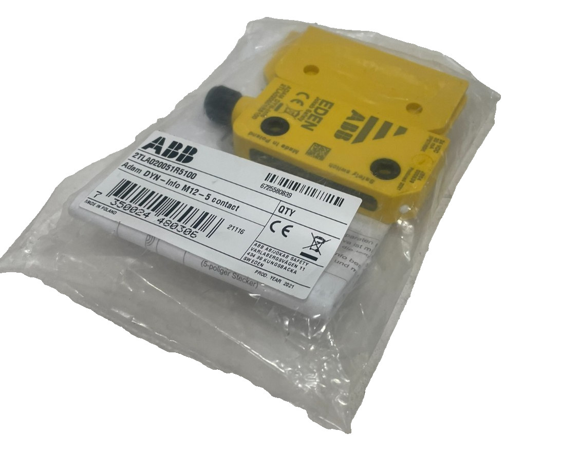 NEW ABB 2TLA020051R5100 NON-CONTACT SAFETY SENSOR 24VDC NEW ABB 2TLA020051R5100 NON-CONTACT SAFETY SENSOR 24VDC