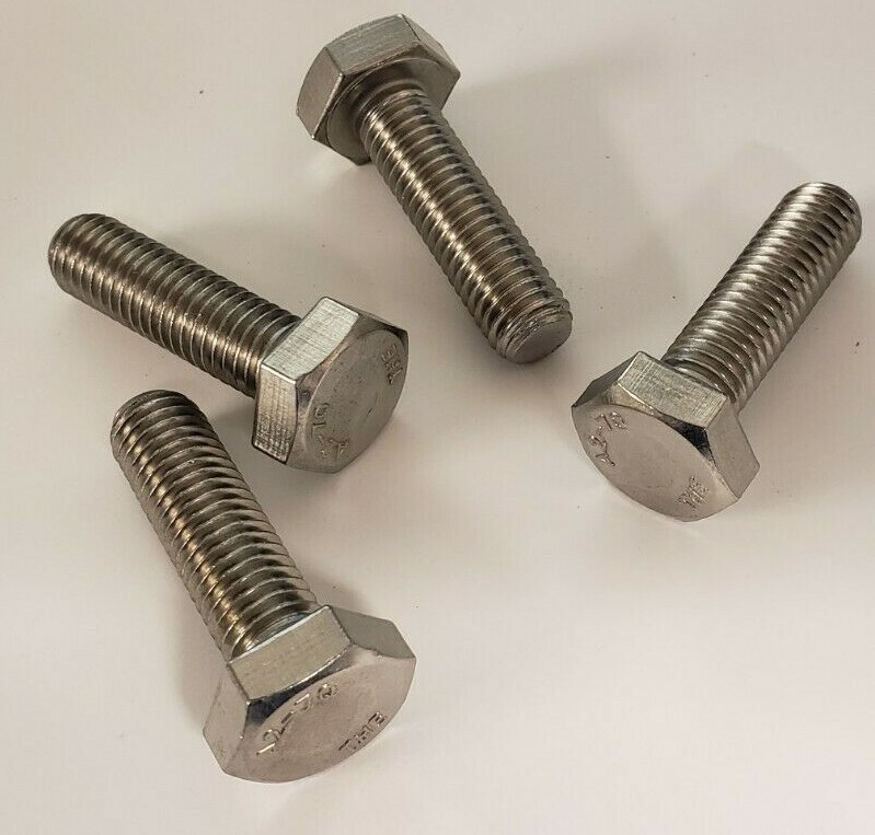 M6-1.0 X 20 Coarse Hex Cap Screw A2 (304) Stainless Steel