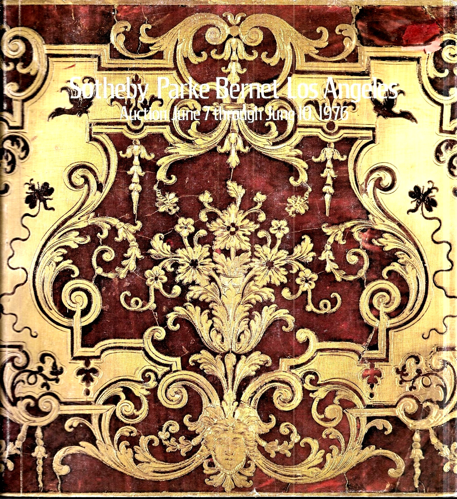 Sotheby Parke Bernet Los Angeles Auction Catalog - June 7 - June 10, 1976 Sotheby Parke Bernet Los Angeles Auction Catalog - June 7 - June 10, 1976
