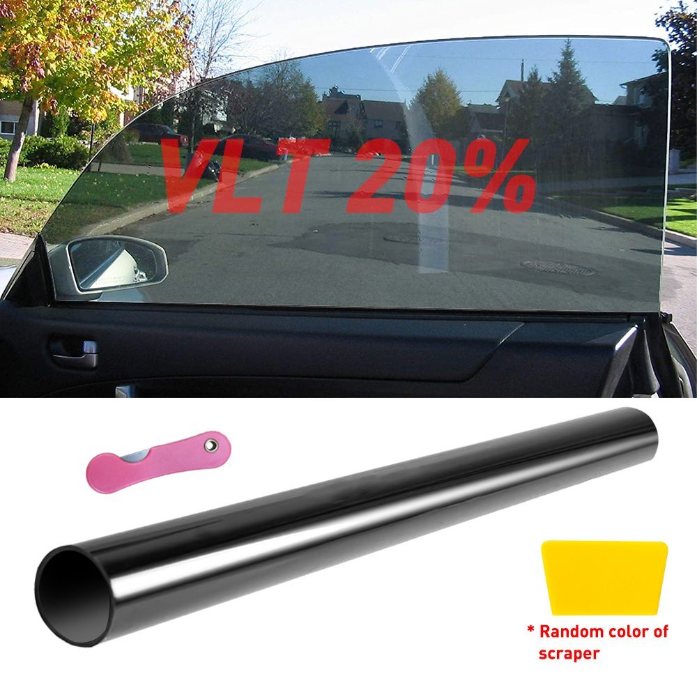 10ft Uncut Roll Window Tint Film 5/15/20% VLT 20\