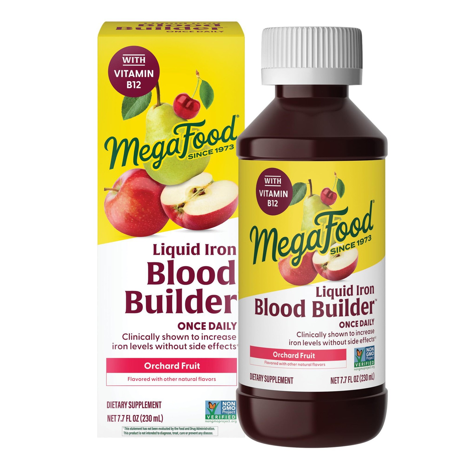 12/26 MegaFood Blood Builder Liquid Iron Supplement for Women, Men & Kids, Clini