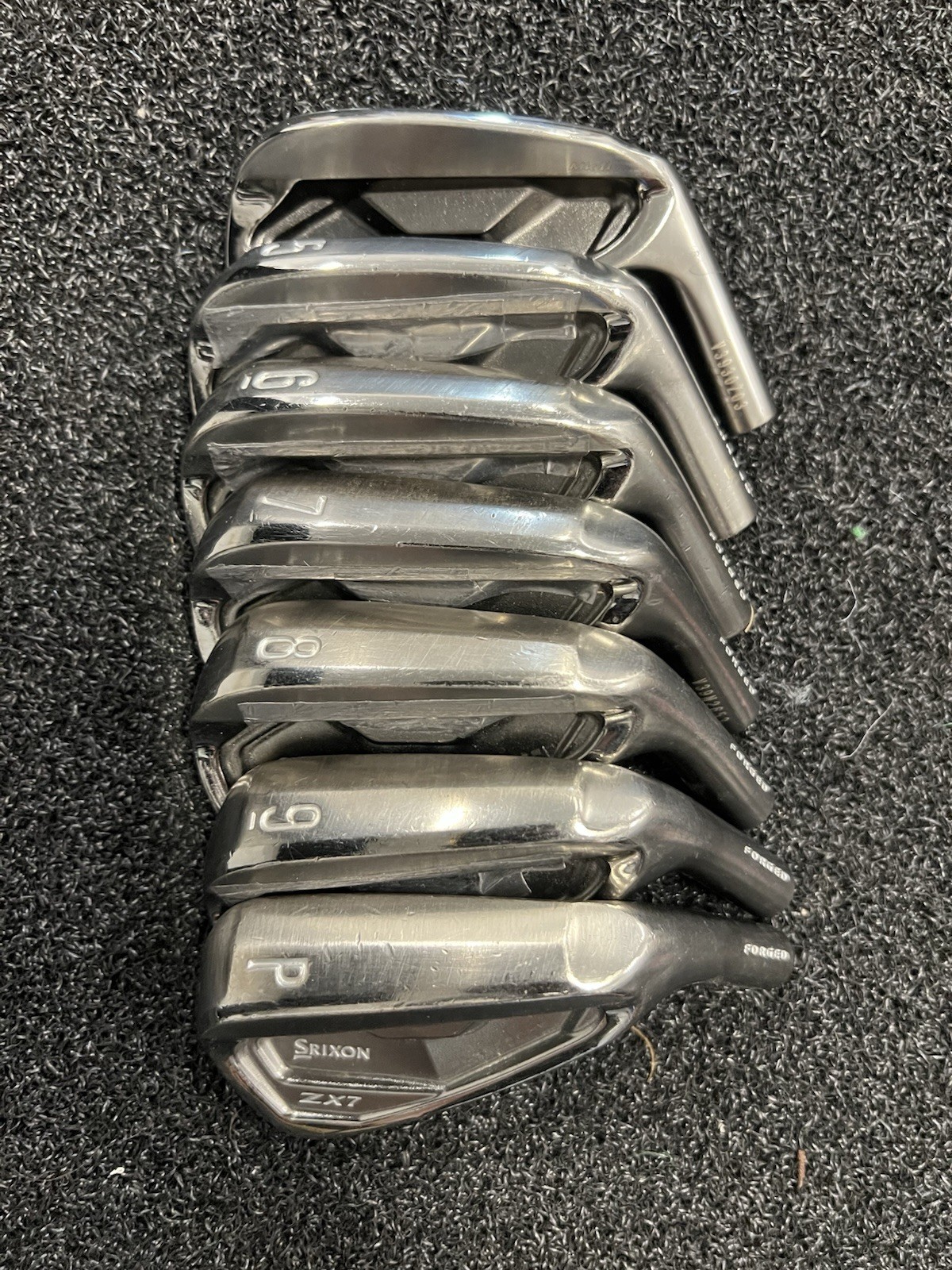 Srixon zx7 iron heads 4-PW black finish