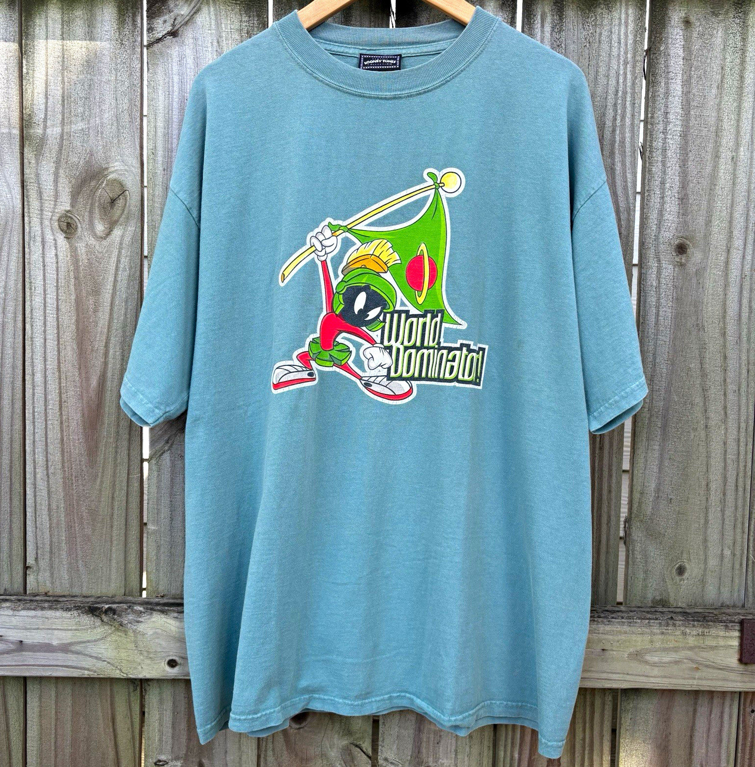 Vintage Looney Tunes Marvin the Martian World Dominator 90s T-Shirt Men’s XL