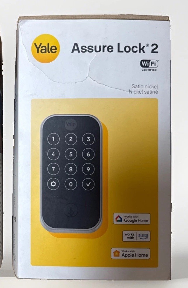 Yale Assure Lock 2 Smart Door Lock w/ WiFi & Touchscreen Keypad; Satin Nickel