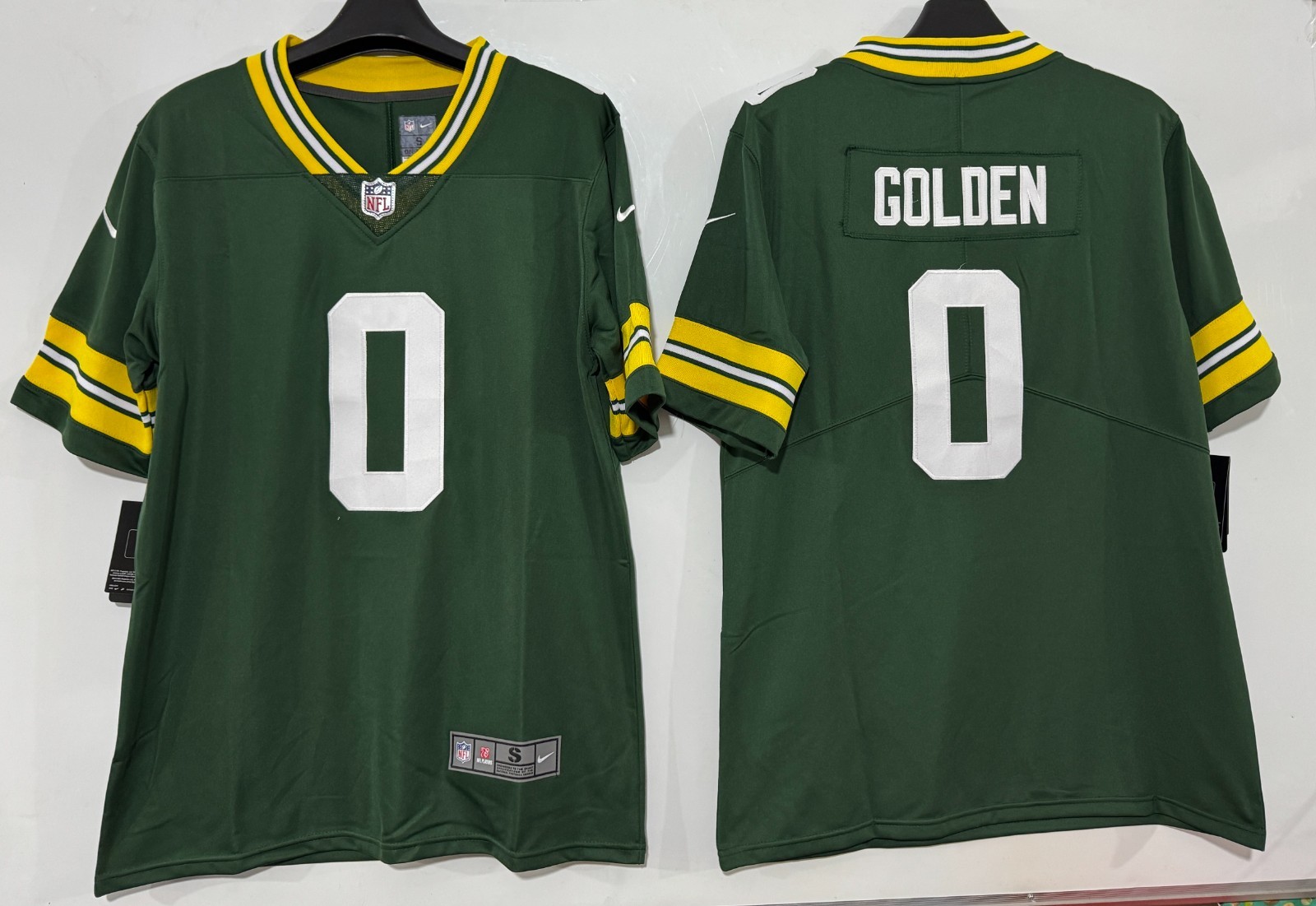NWT Men\'s Matthew Golden #0 Packers Stitched Jersey White/Green/Navy 4 Colors