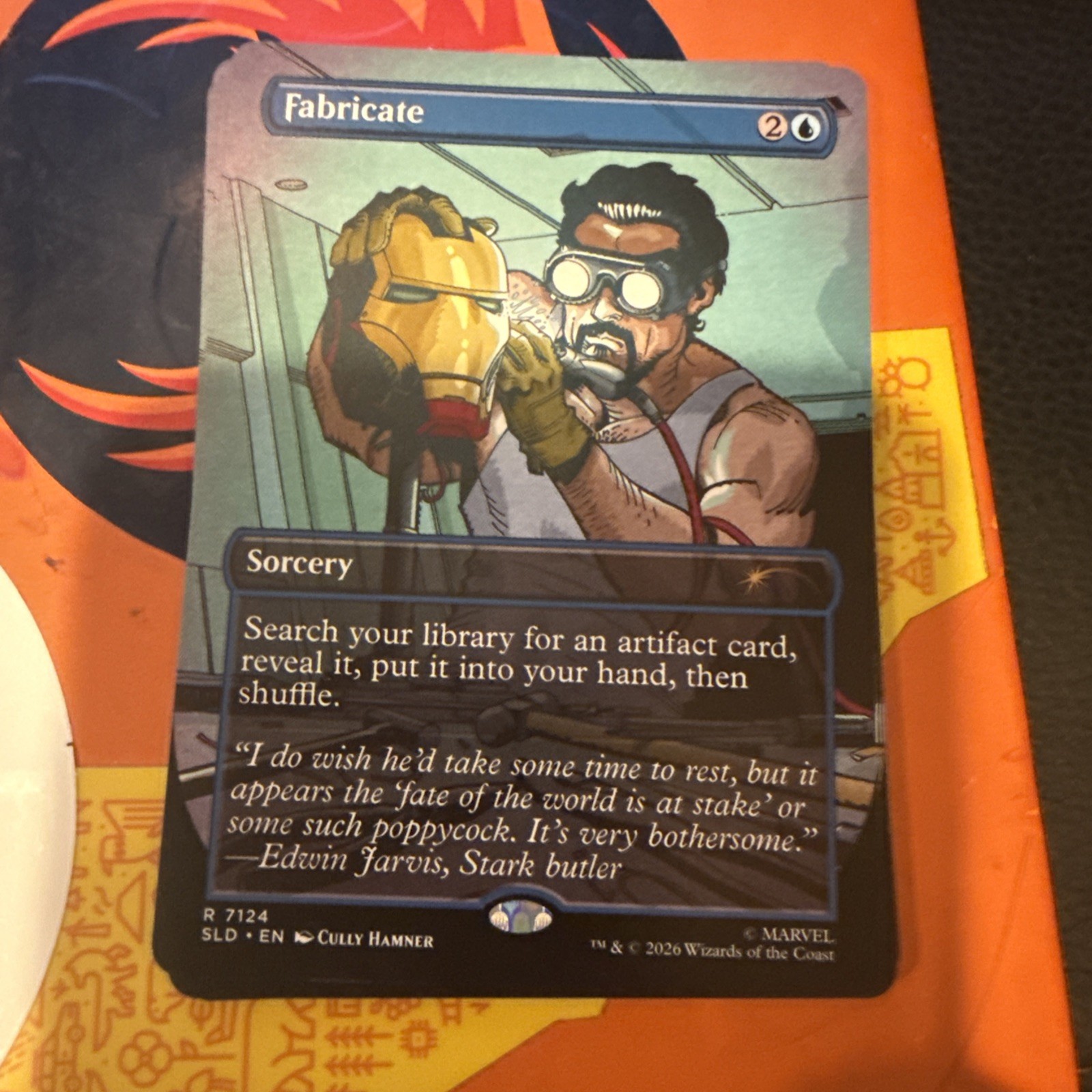 Fabricate (7124) Iron Man Secret Lair Drop Foil Rare MTG Magic The Gathering