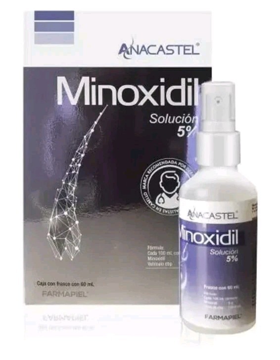 ANACASTEL SOLUTION MINOXIDYL 60ML HAIR GROWTH TREATMENT Auxiliary hair-growth
