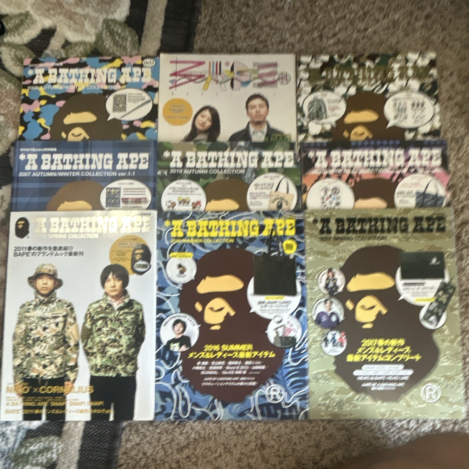 A Bathing Ape 2006-2017 Japanese Magazine Catalog Collection