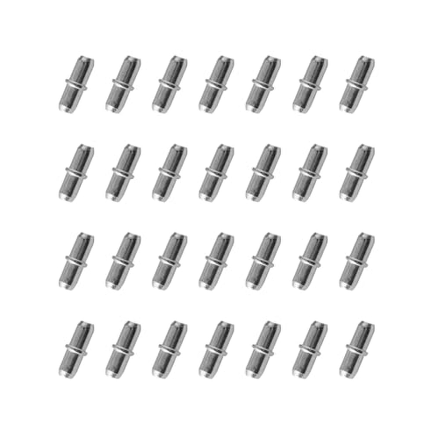 50 Pcs 5mm Bookshelf pegs, Metal Shelf Support Pins