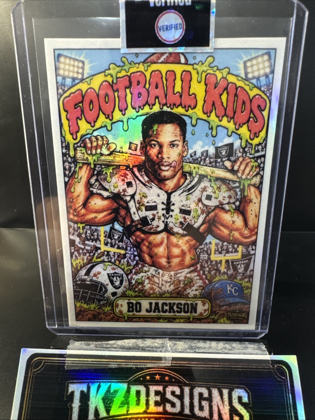 2026 Tkzdesigns Football Kids Oakland Raiders Legend Bo Jackson  BJ1