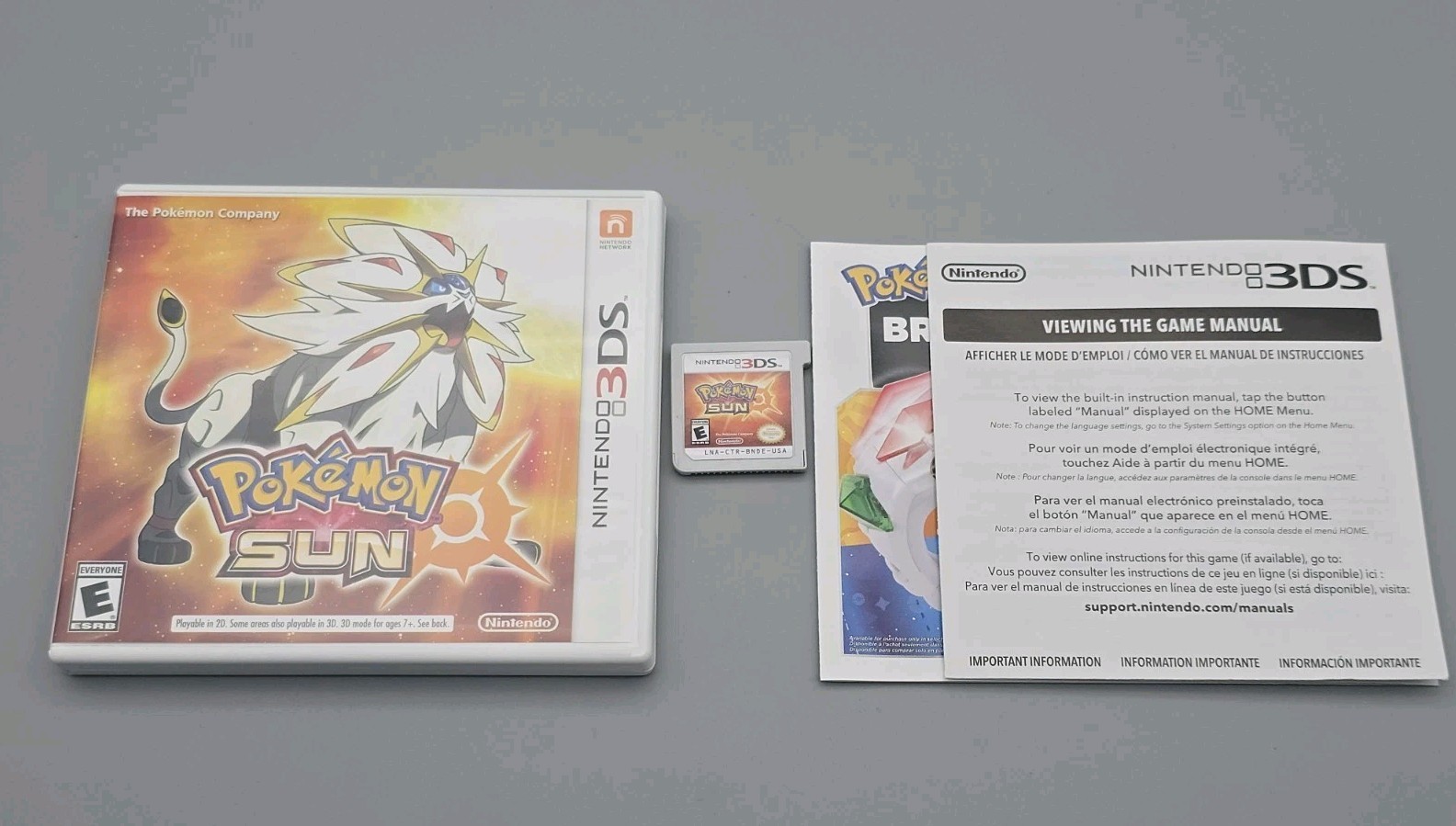 Pokémon Sun (Nintendo 3DS, 2016) Authentic Complete Tested CIB Pokémon Sun (Nintendo 3DS, 2016) Authentic Complete Tested CIB