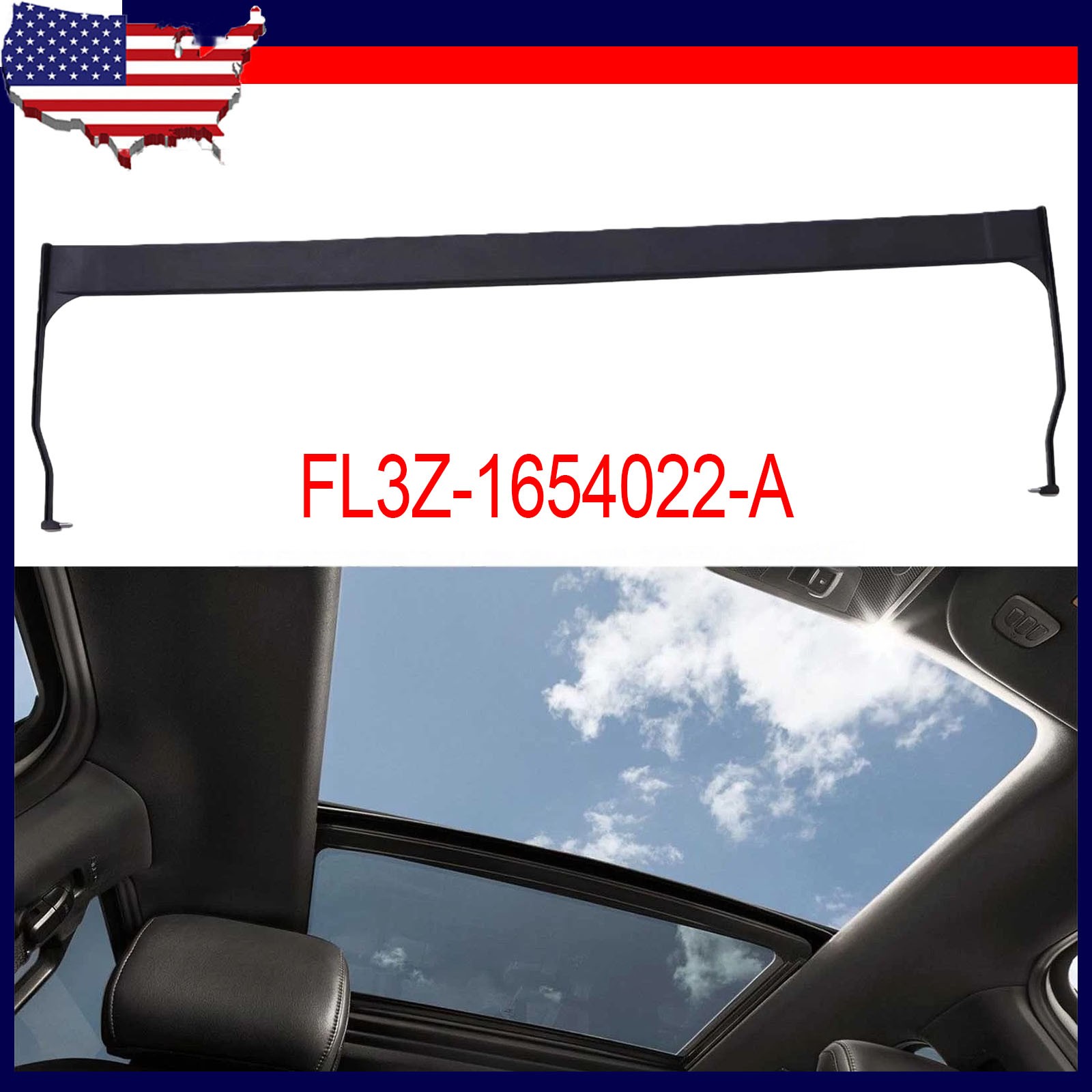 Fits For Ford F150 2015-2020 FL3Z1654022A New Sunroof Front Drip Channel USA