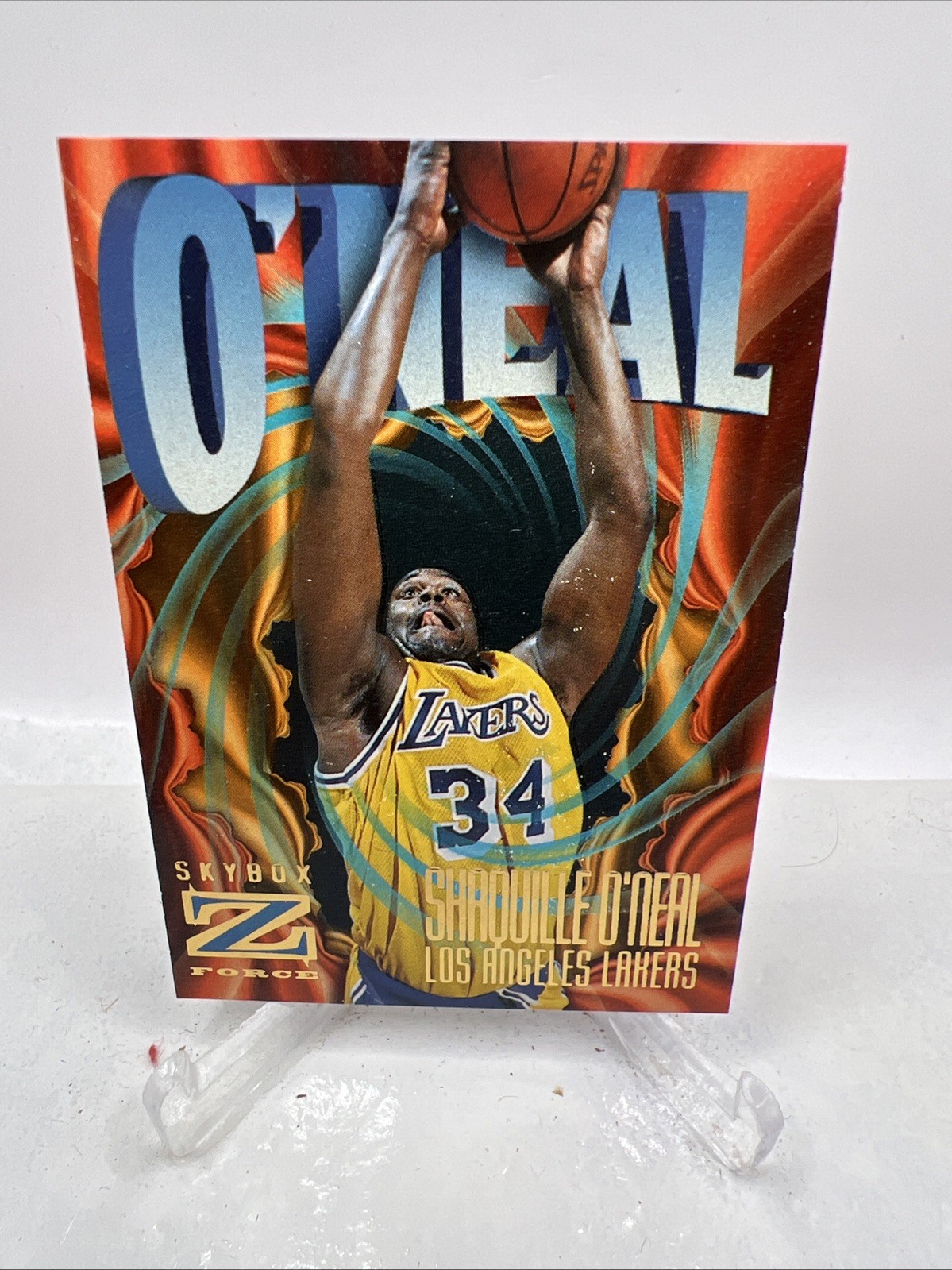 1996-97 Skybox Z Force Shaquille O'Neal Los Angeles Lakers #114 1996-97 Skybox Z Force Shaquille O'Neal Los Angeles Lakers #114