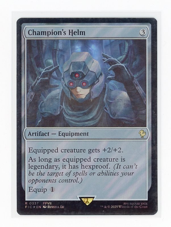 Champion\'s Helm (Surge Foil) Commander: Final Fantasy Foil Champion\'s Helm (Surge Foil) Commander: Final Fantasy Foil