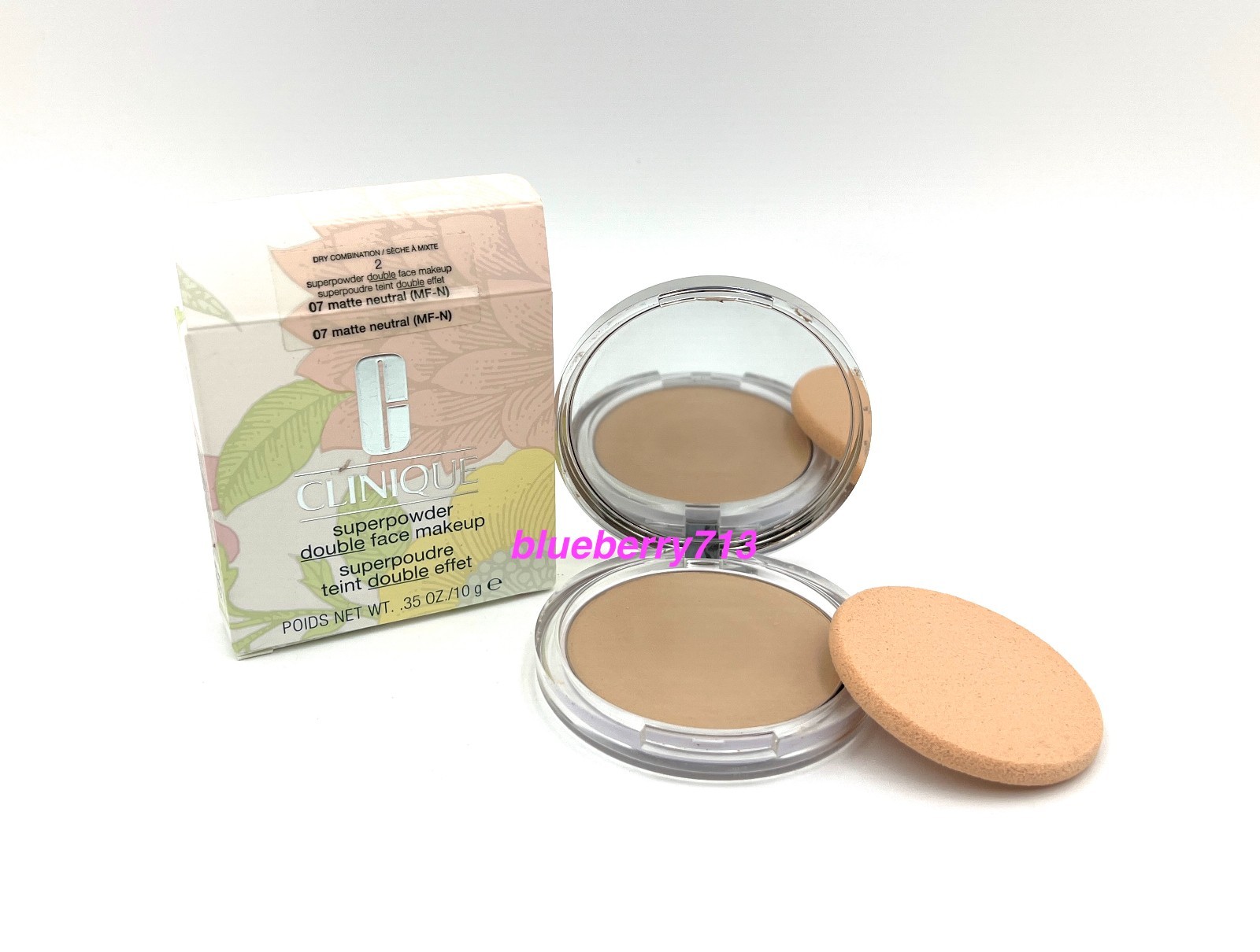New in Box Clinique Superpowder Double Face Makeup ~ 07 Matte Neutral