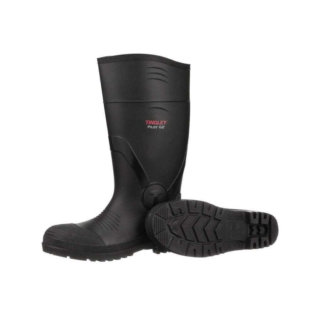 TINGLEY 31161 Black PVC Boot,Men's,Black,PR 61UW07