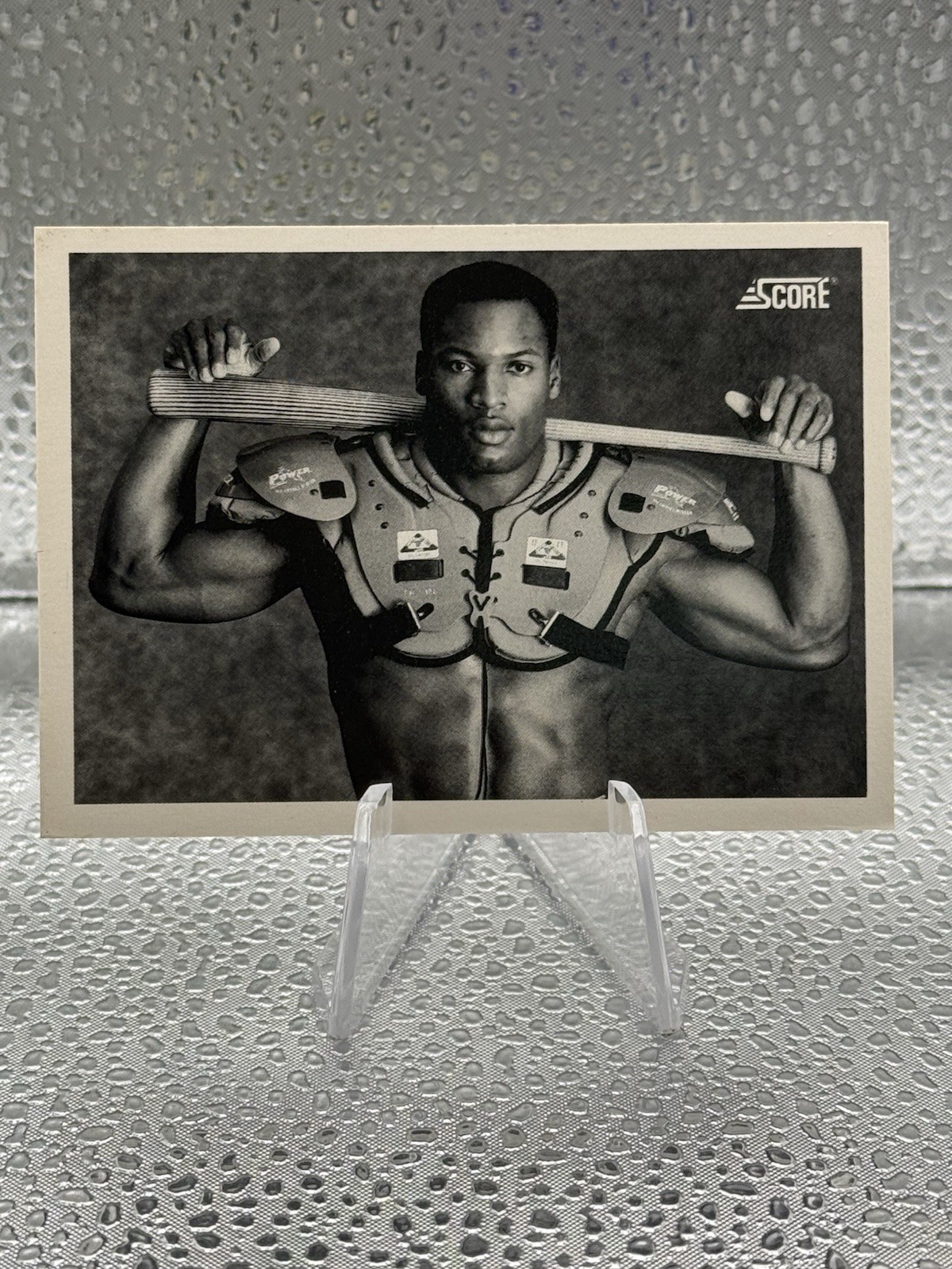 BO JACKSON 1990 Score Baseball/ Football Card #697 Iconic Bo Knows MLB/NFL Image