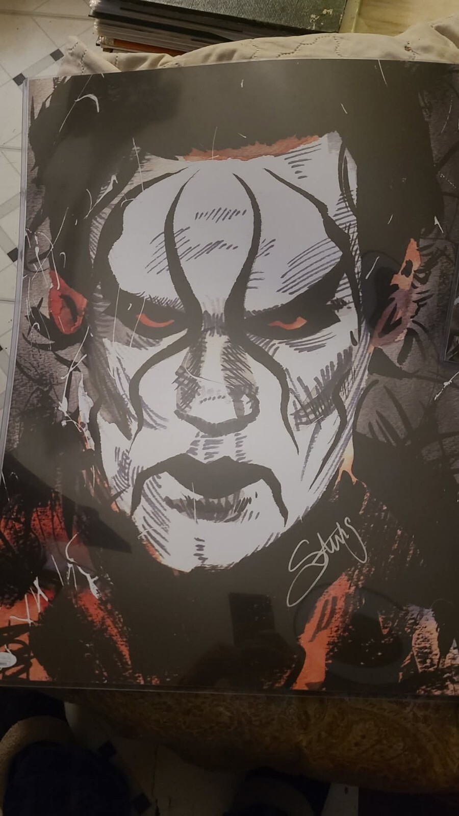24x32 Jsa Certified Autographed Photo Of Sting. $200 O.B.O. 24x32 Jsa Certified Autographed Photo Of Sting. $200 O.B.O.