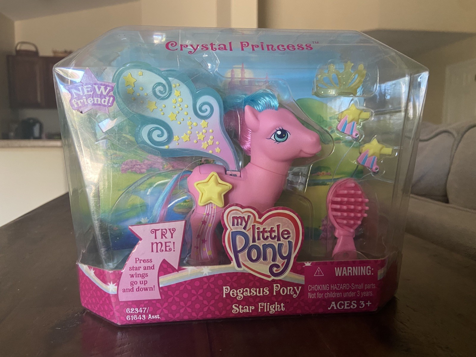 Vintage My Little Pony G3 Crystal Princess - Star Flight New in Box Vintage My Little Pony G3 Crystal Princess - Star Flight New in Box